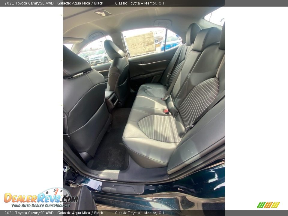 2021 Toyota Camry SE AWD Galactic Aqua Mica / Black Photo #3