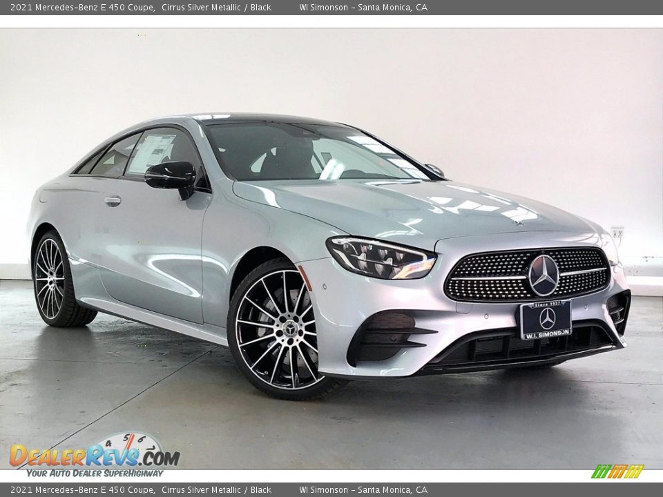 Front 3/4 View of 2021 Mercedes-Benz E 450 Coupe Photo #12