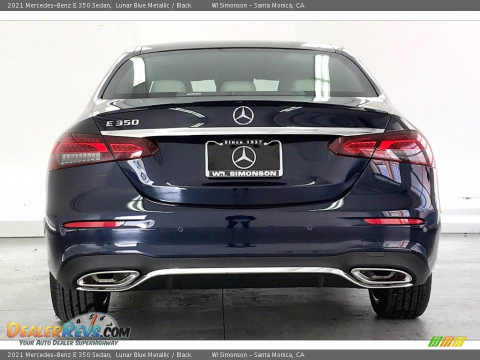 2021 Mercedes-Benz E 350 Sedan Lunar Blue Metallic / Black Photo #3