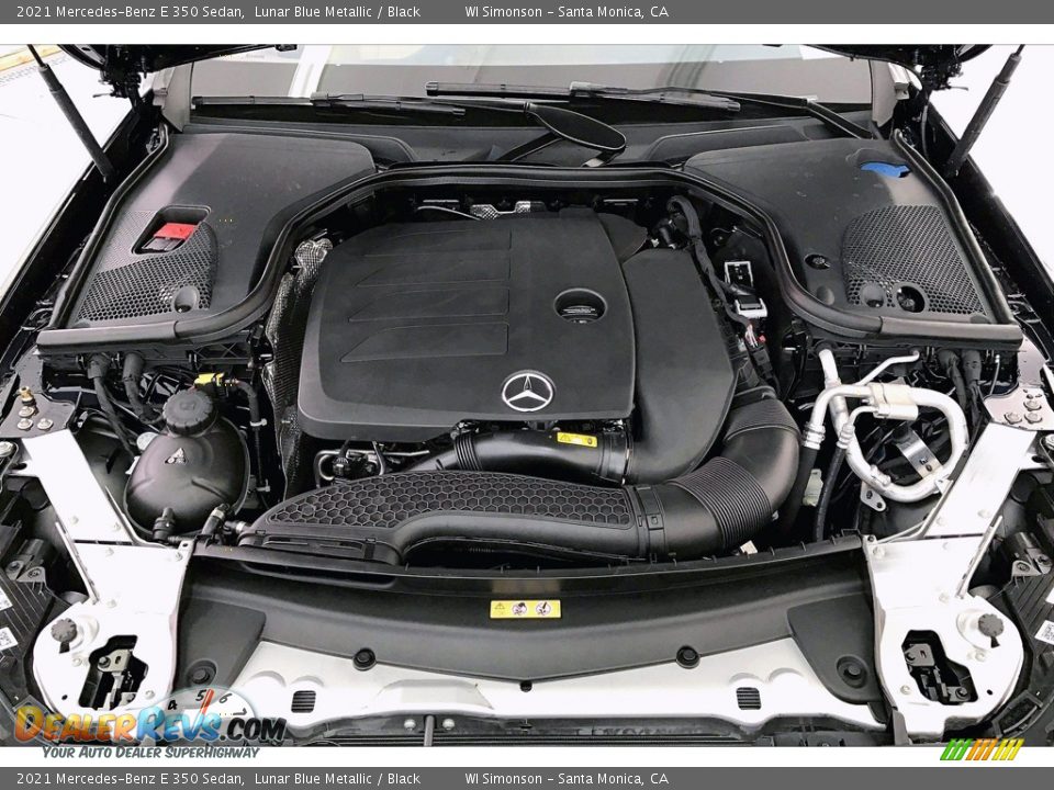 2021 Mercedes-Benz E 350 Sedan Lunar Blue Metallic / Black Photo #8