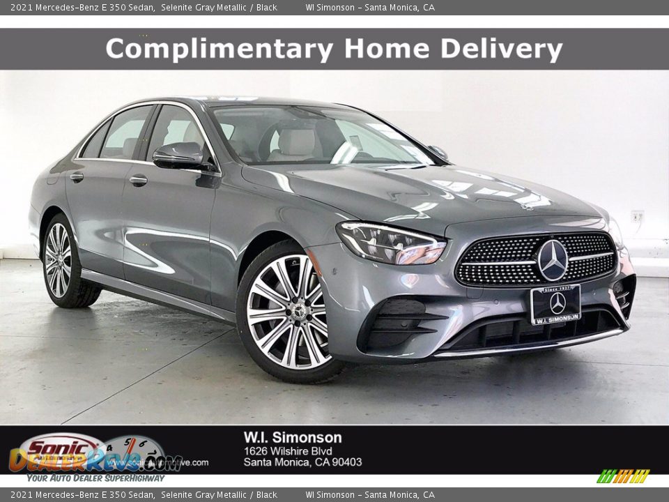 2021 Mercedes-Benz E 350 Sedan Selenite Gray Metallic / Black Photo #1