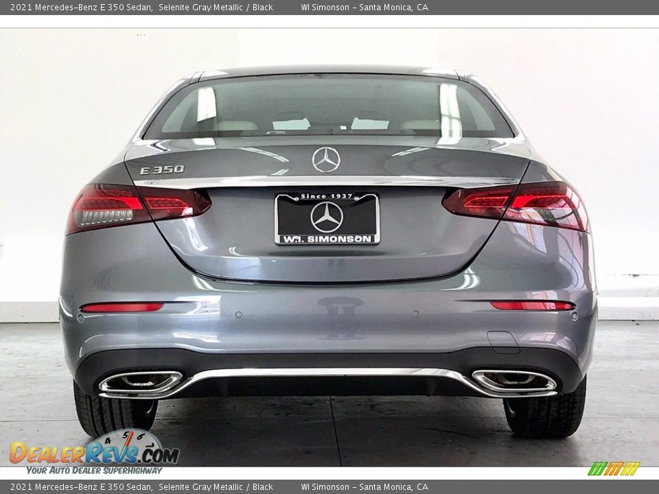 2021 Mercedes-Benz E 350 Sedan Selenite Gray Metallic / Black Photo #3