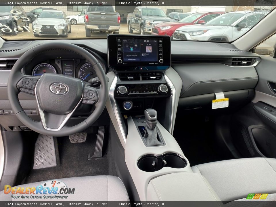 2021 Toyota Venza Hybrid LE AWD Titanium Glow / Boulder Photo #4