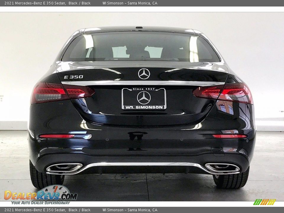 2021 Mercedes-Benz E 350 Sedan Black / Black Photo #3