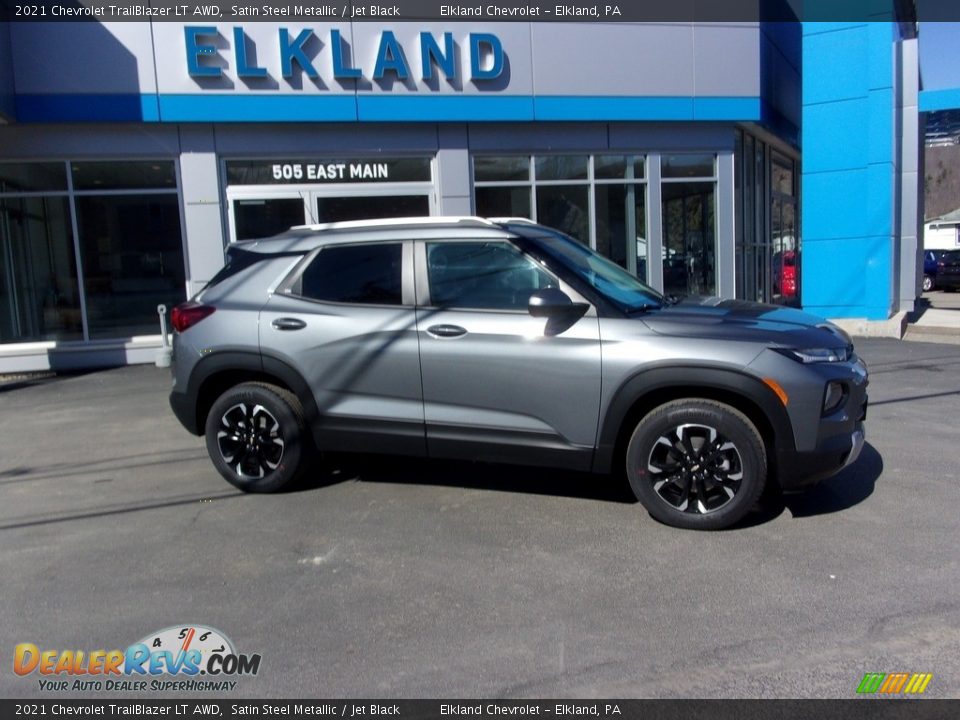 2021 Chevrolet Trailblazer LT AWD Satin Steel Metallic / Jet Black Photo #1