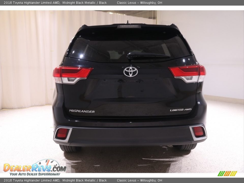 2018 Toyota Highlander Limited AWD Midnight Black Metallic / Black Photo #21