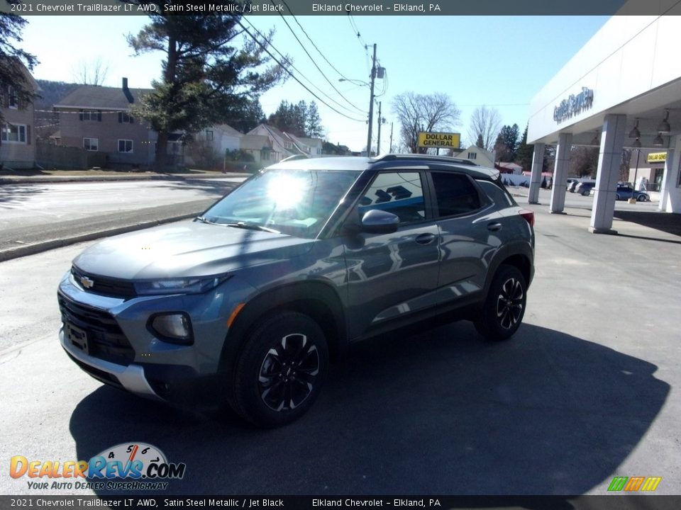 2021 Chevrolet Trailblazer LT AWD Satin Steel Metallic / Jet Black Photo #5