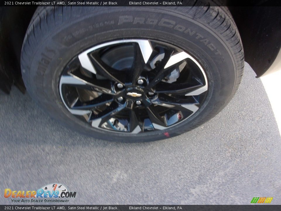 2021 Chevrolet Trailblazer LT AWD Satin Steel Metallic / Jet Black Photo #8