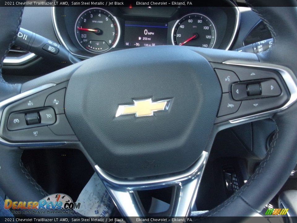 2021 Chevrolet TrailBlazer LT AWD Satin Steel Metallic / Jet Black Photo #17