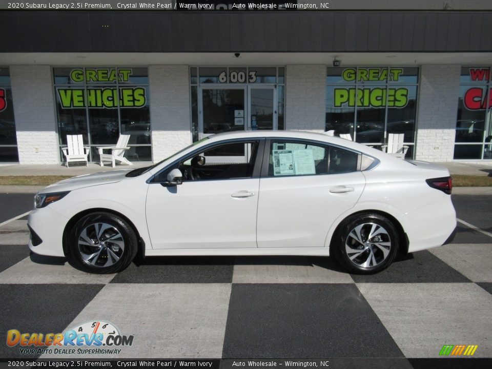 2020 Subaru Legacy 2.5i Premium Crystal White Pearl / Warm Ivory Photo #1