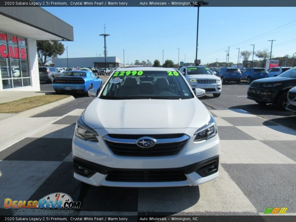 2020 Subaru Legacy 2.5i Premium Crystal White Pearl / Warm Ivory Photo #2