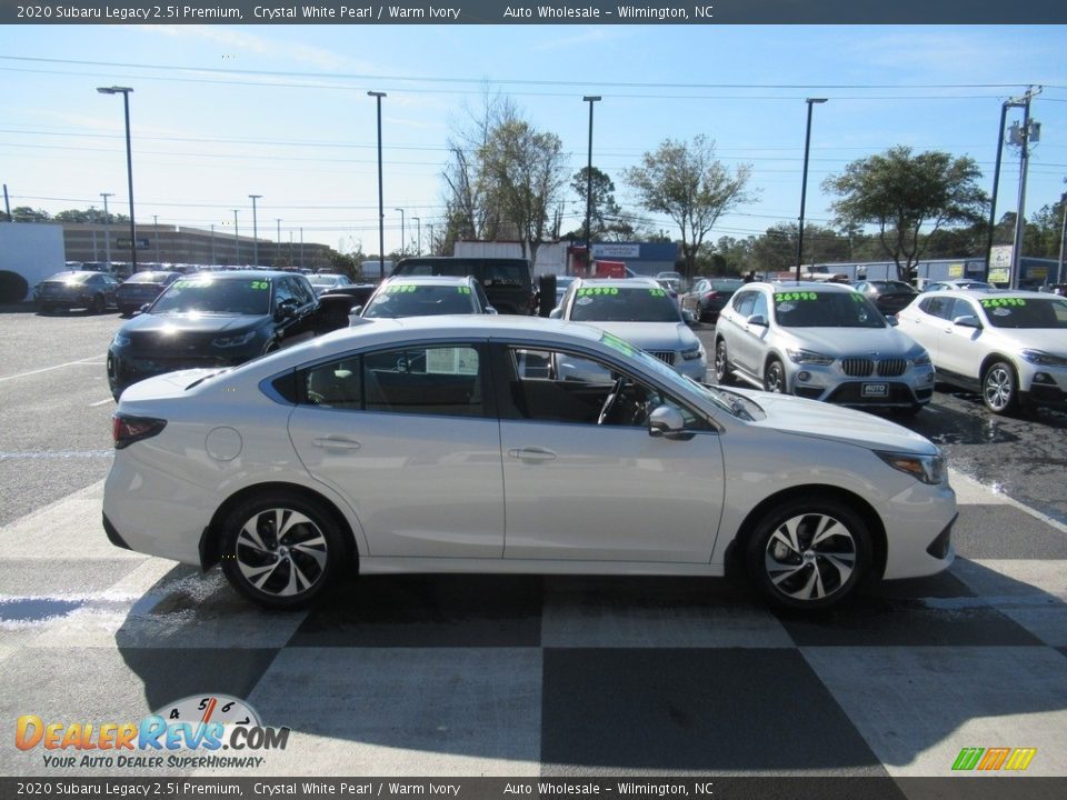 2020 Subaru Legacy 2.5i Premium Crystal White Pearl / Warm Ivory Photo #3