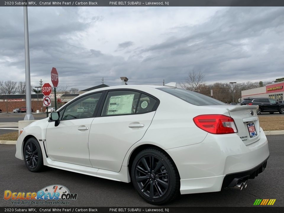 2020 Subaru WRX Crystal White Pearl / Carbon Black Photo #6