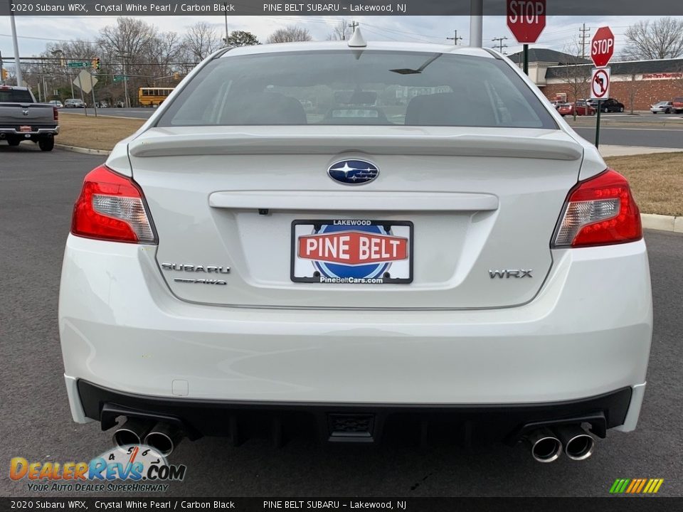 2020 Subaru WRX Crystal White Pearl / Carbon Black Photo #7