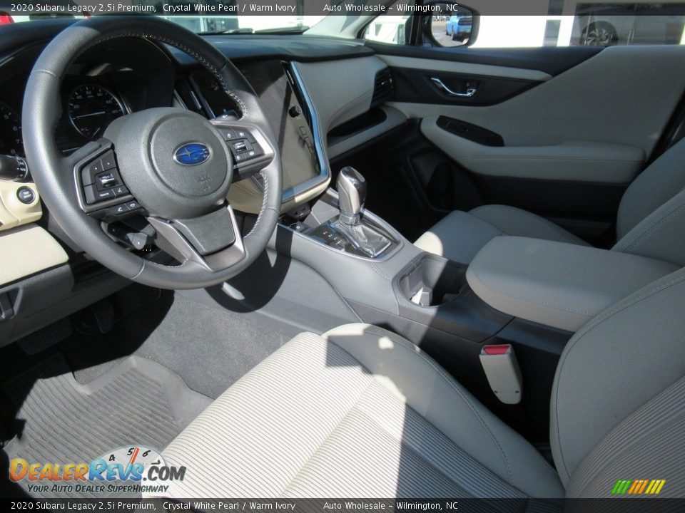 2020 Subaru Legacy 2.5i Premium Crystal White Pearl / Warm Ivory Photo #10