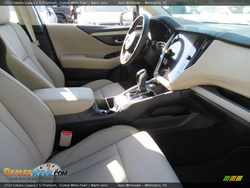 2020 Subaru Legacy 2.5i Premium Crystal White Pearl / Warm Ivory Photo #12