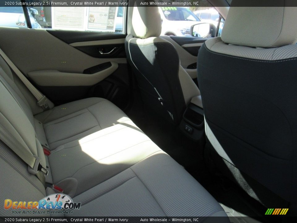2020 Subaru Legacy 2.5i Premium Crystal White Pearl / Warm Ivory Photo #13