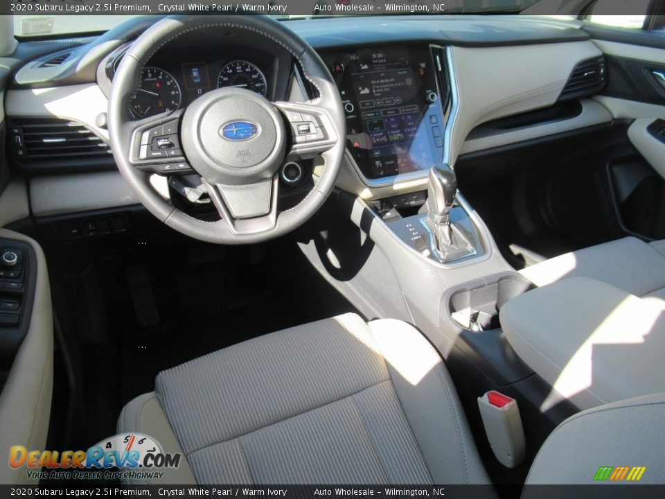 2020 Subaru Legacy 2.5i Premium Crystal White Pearl / Warm Ivory Photo #14