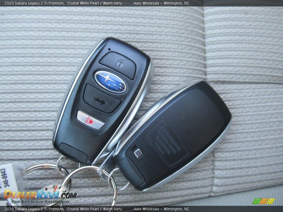 2020 Subaru Legacy 2.5i Premium Crystal White Pearl / Warm Ivory Photo #20