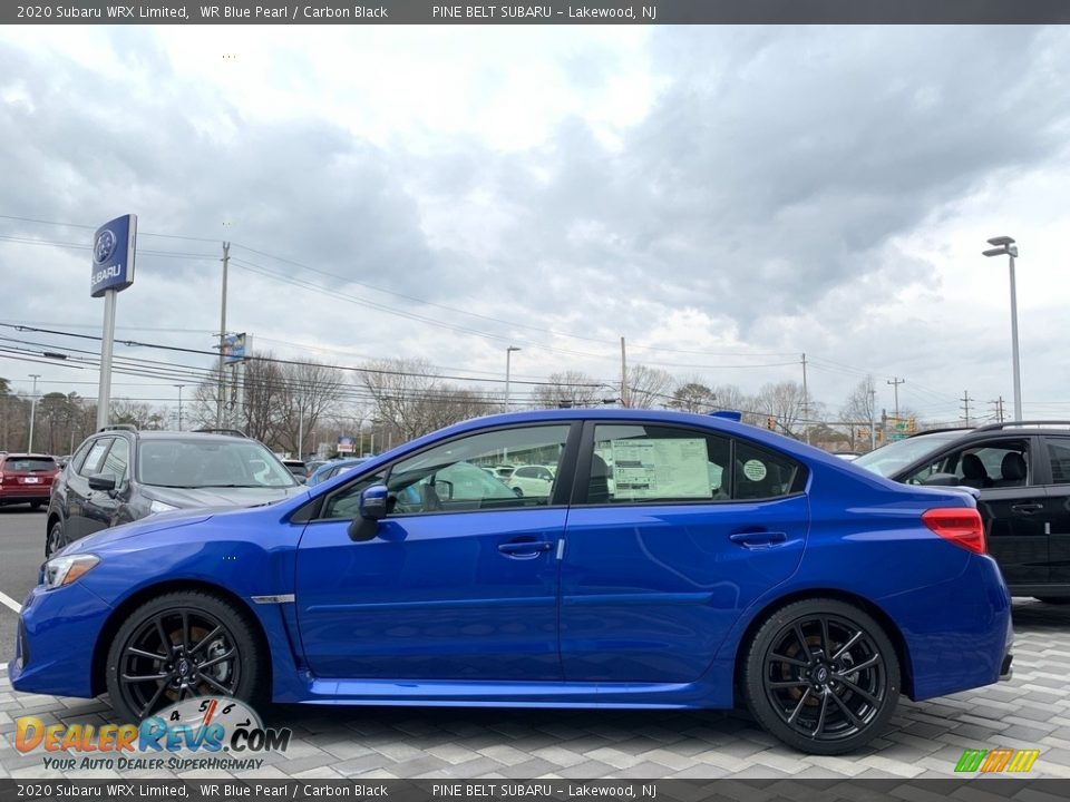 2020 Subaru WRX Limited WR Blue Pearl / Carbon Black Photo #4