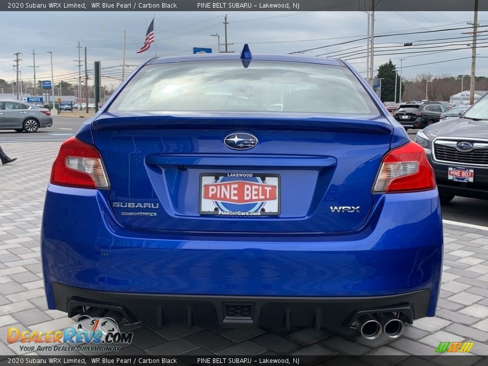 2020 Subaru WRX Limited WR Blue Pearl / Carbon Black Photo #7