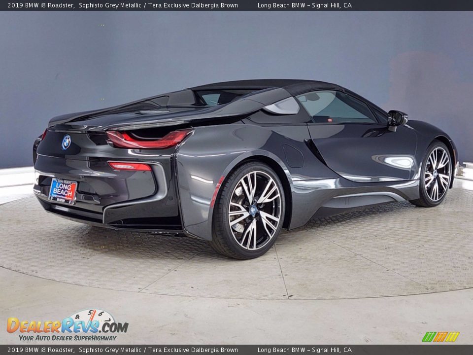 2019 BMW i8 Roadster Sophisto Grey Metallic / Tera Exclusive Dalbergia Brown Photo #5