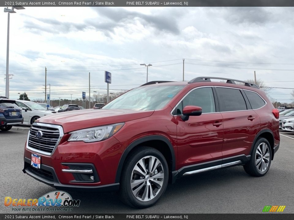 2021 Subaru Ascent Limited Crimson Red Pearl / Slate Black Photo #1