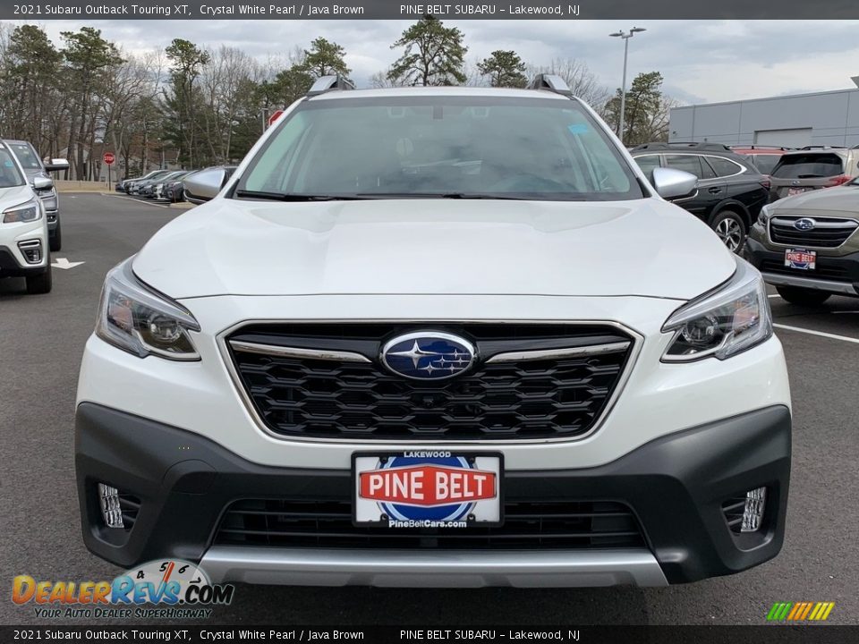 2021 Subaru Outback Touring XT Crystal White Pearl / Java Brown Photo #3