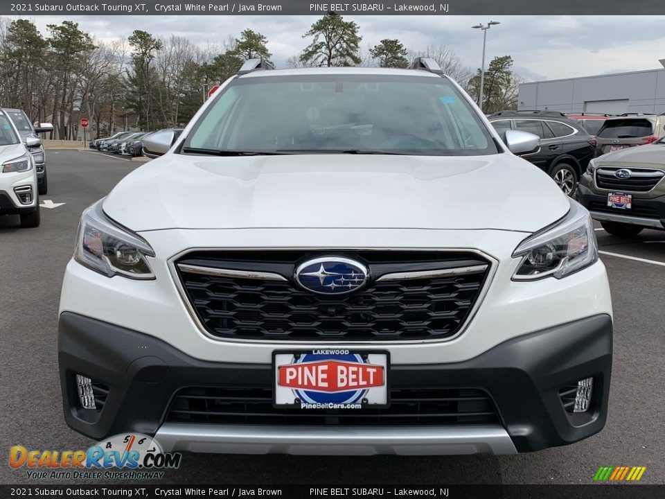 2021 Subaru Outback Touring XT Crystal White Pearl / Java Brown Photo #3