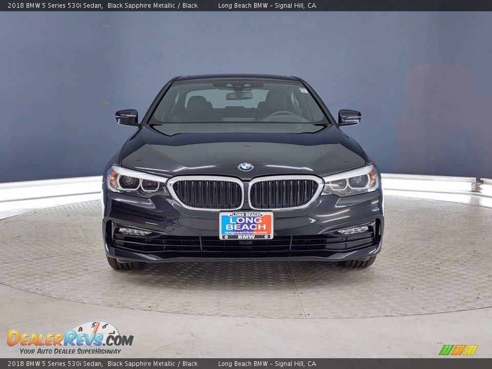 2018 BMW 5 Series 530i Sedan Black Sapphire Metallic / Black Photo #2