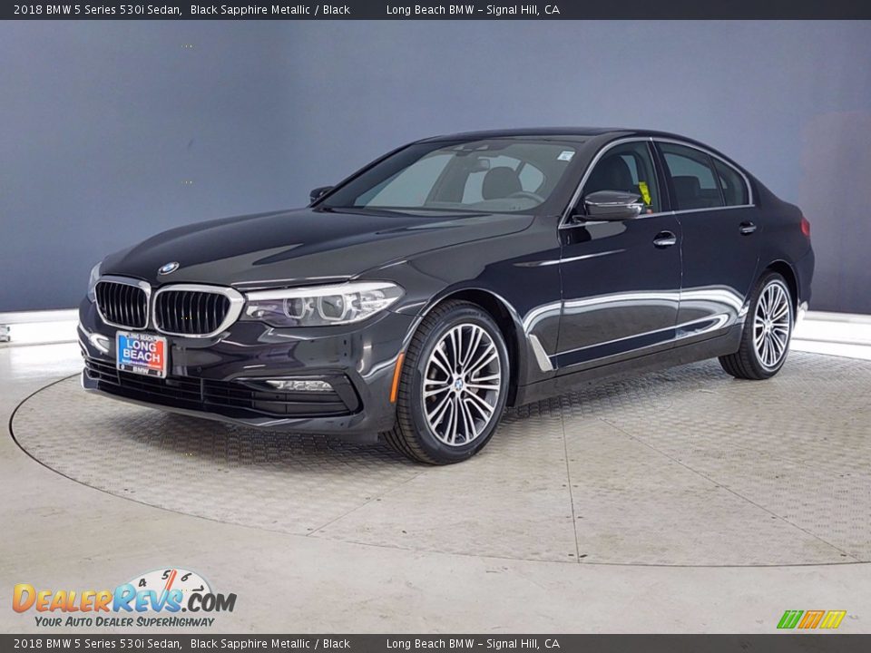 2018 BMW 5 Series 530i Sedan Black Sapphire Metallic / Black Photo #3