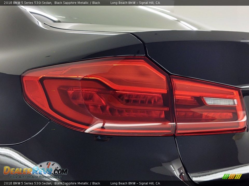 2018 BMW 5 Series 530i Sedan Black Sapphire Metallic / Black Photo #9