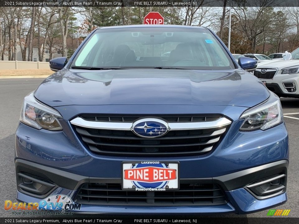 2021 Subaru Legacy Premium Abyss Blue Pearl / Titanium Gray Photo #3