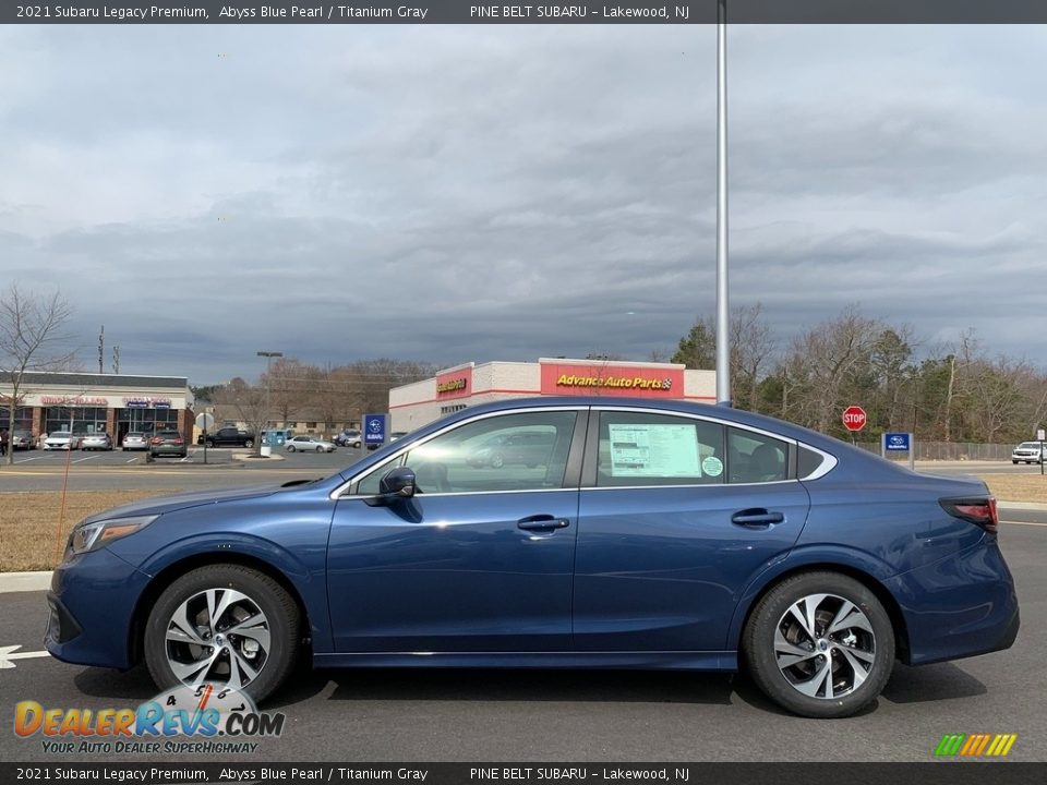 2021 Subaru Legacy Premium Abyss Blue Pearl / Titanium Gray Photo #4