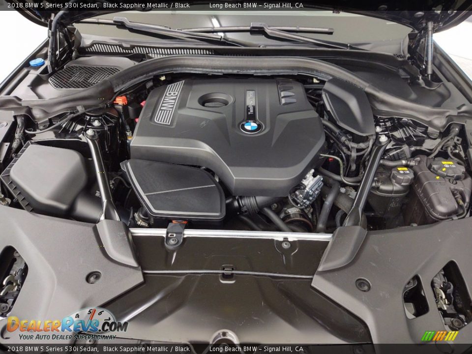 2018 BMW 5 Series 530i Sedan Black Sapphire Metallic / Black Photo #12