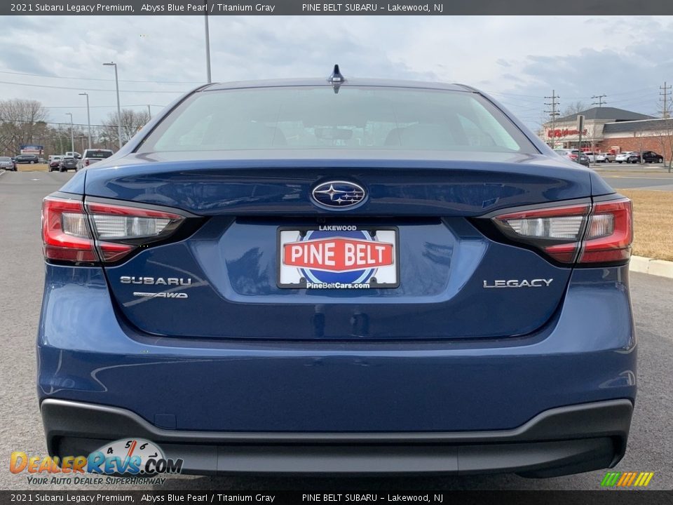 2021 Subaru Legacy Premium Abyss Blue Pearl / Titanium Gray Photo #7