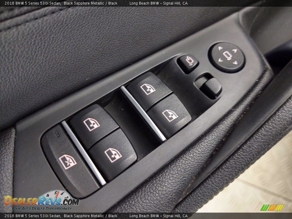 2018 BMW 5 Series 530i Sedan Black Sapphire Metallic / Black Photo #14