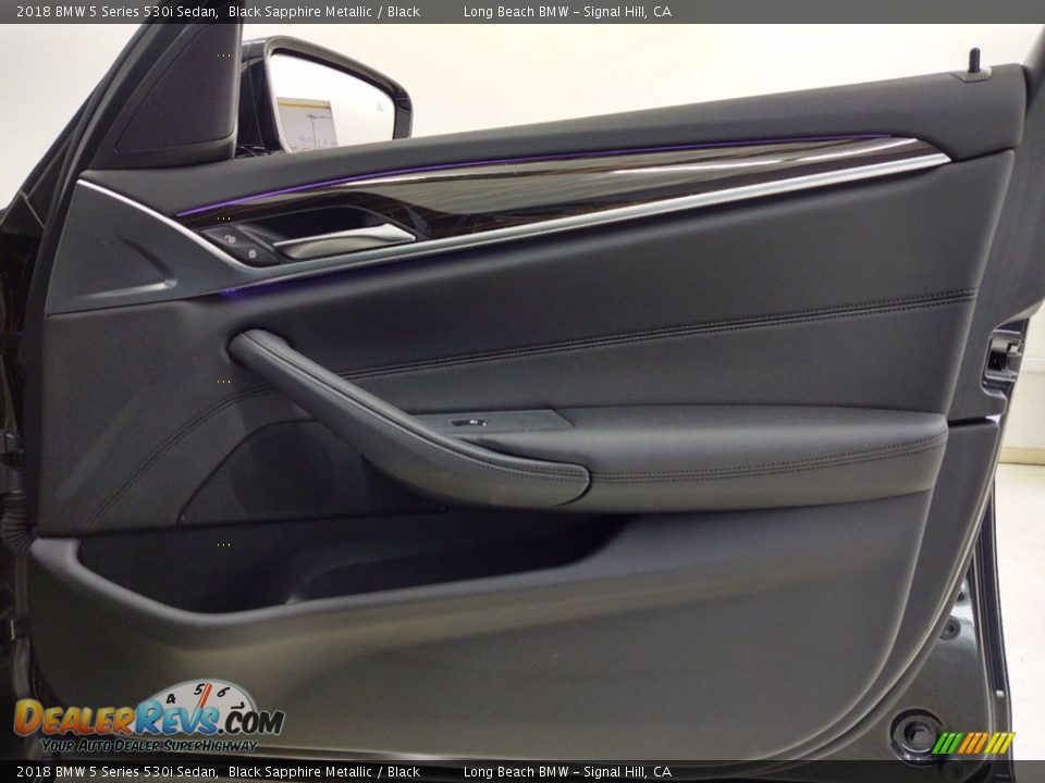 2018 BMW 5 Series 530i Sedan Black Sapphire Metallic / Black Photo #32