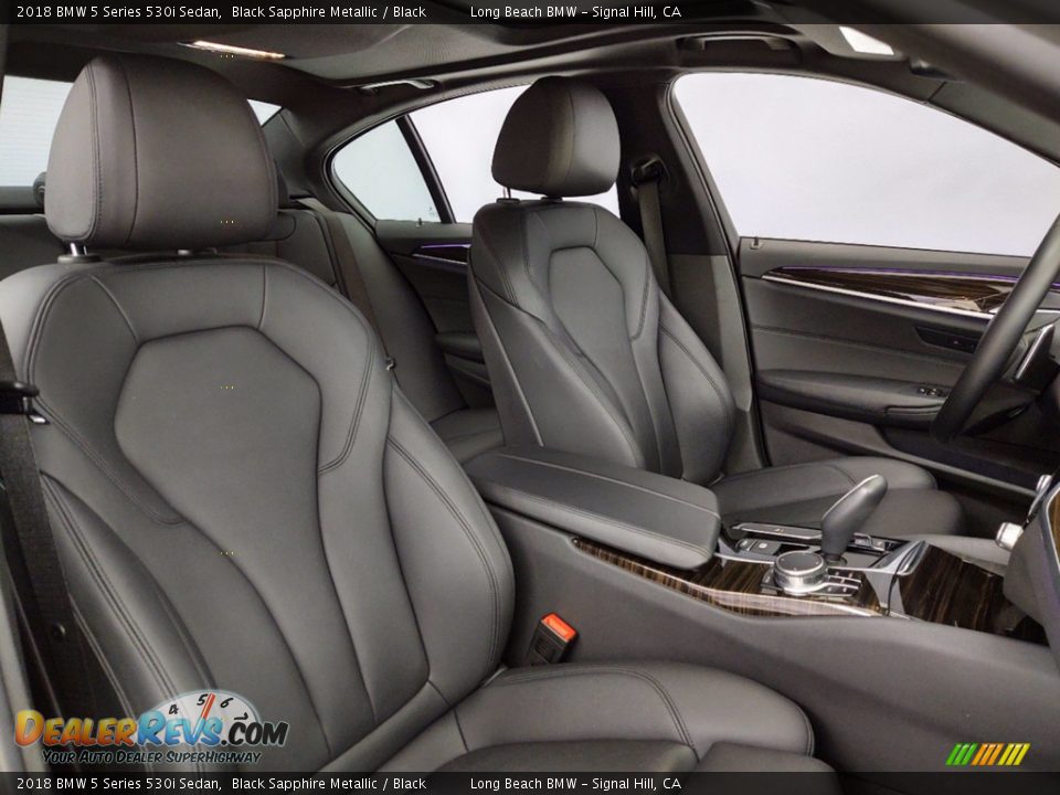 2018 BMW 5 Series 530i Sedan Black Sapphire Metallic / Black Photo #34