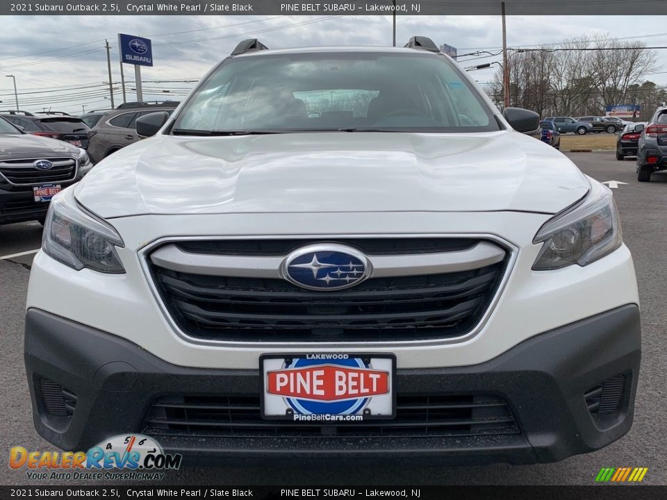 2021 Subaru Outback 2.5i Crystal White Pearl / Slate Black Photo #3