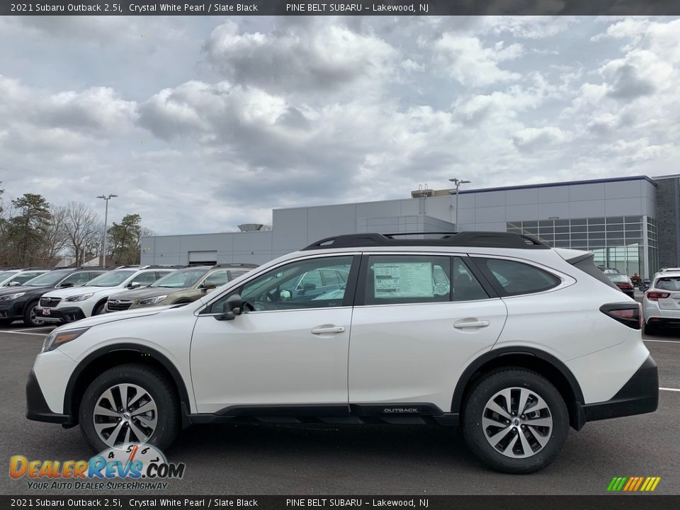 2021 Subaru Outback 2.5i Crystal White Pearl / Slate Black Photo #4