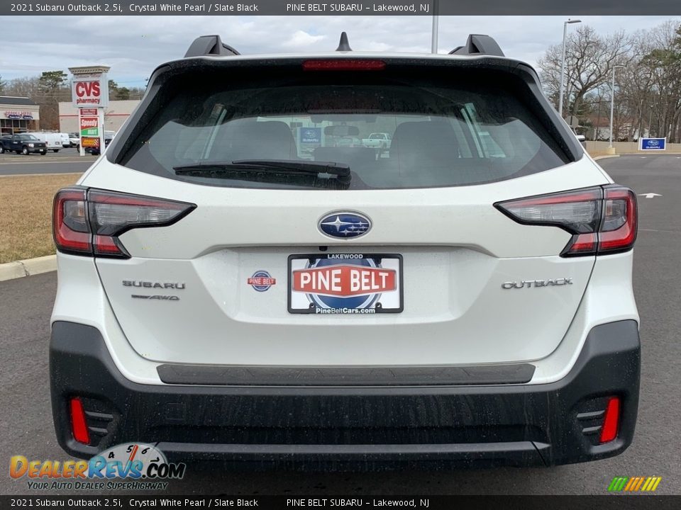 2021 Subaru Outback 2.5i Crystal White Pearl / Slate Black Photo #7