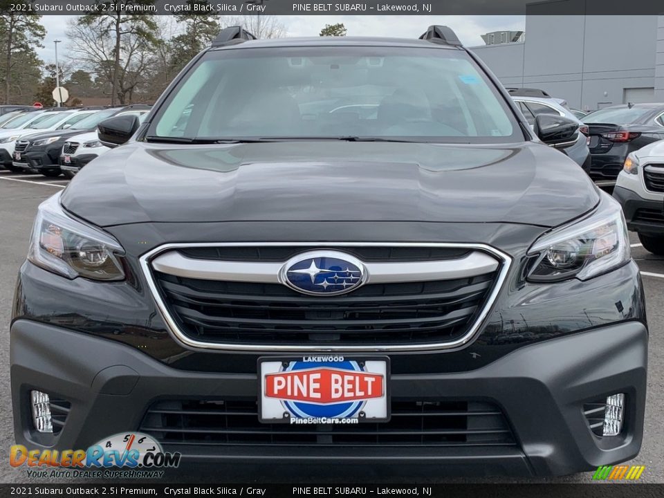 2021 Subaru Outback 2.5i Premium Crystal Black Silica / Gray Photo #3