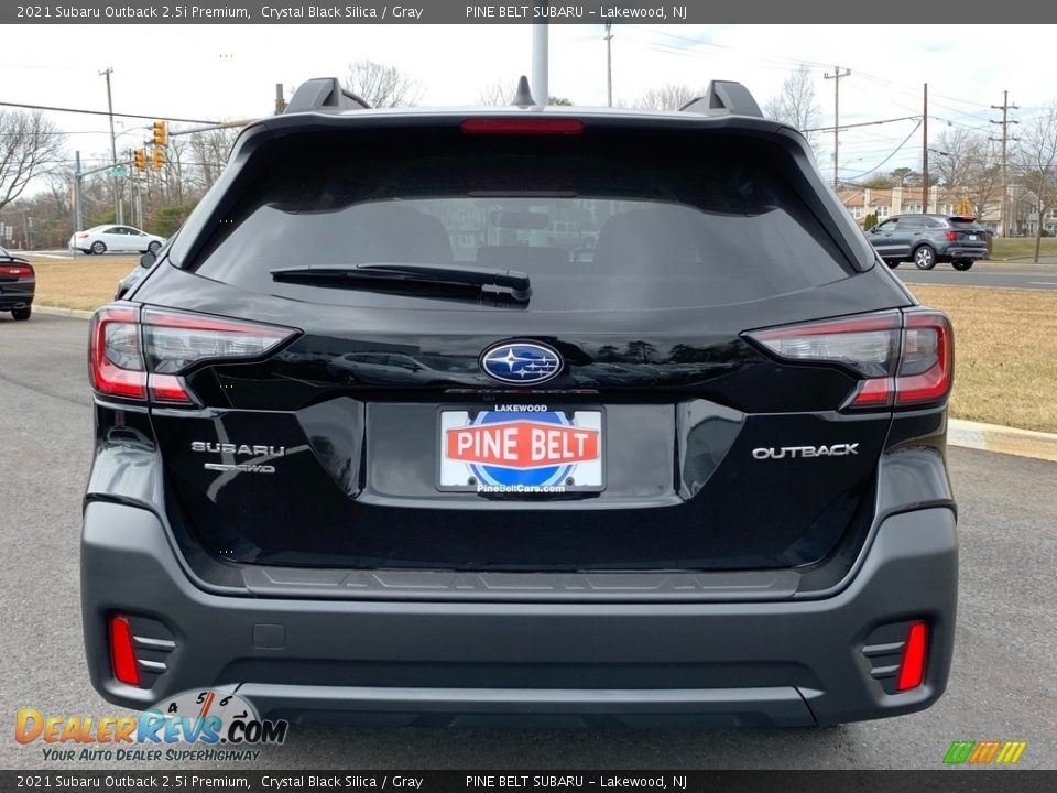 2021 Subaru Outback 2.5i Premium Crystal Black Silica / Gray Photo #6