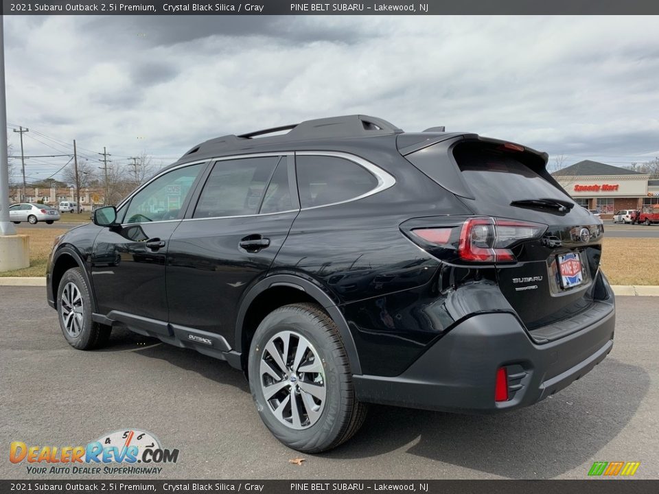 2021 Subaru Outback 2.5i Premium Crystal Black Silica / Gray Photo #7
