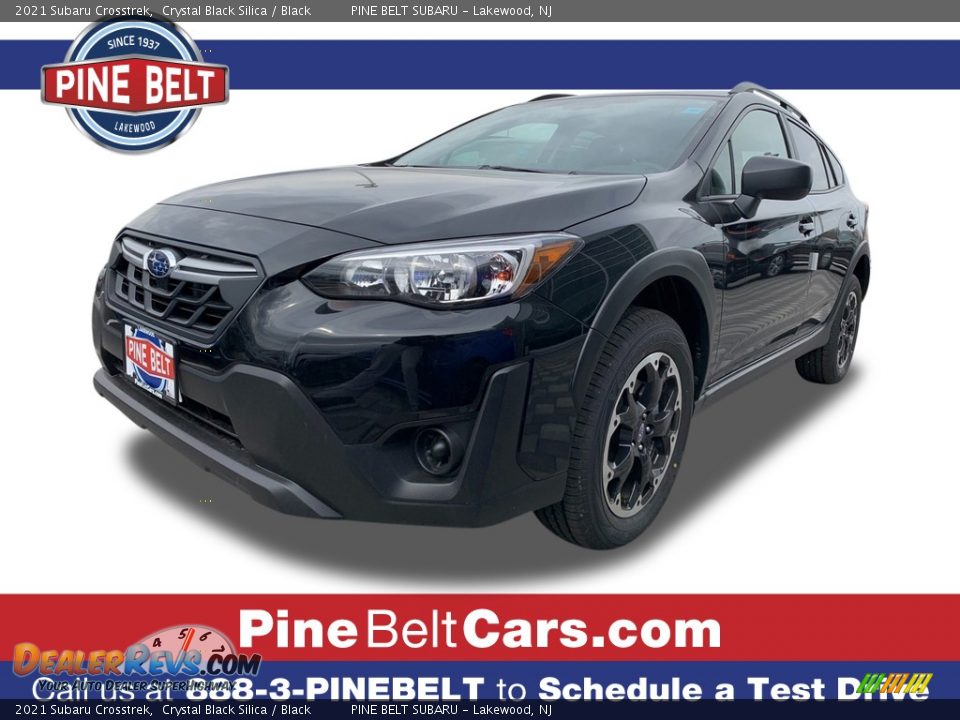 2021 Subaru Crosstrek Crystal Black Silica / Black Photo #1