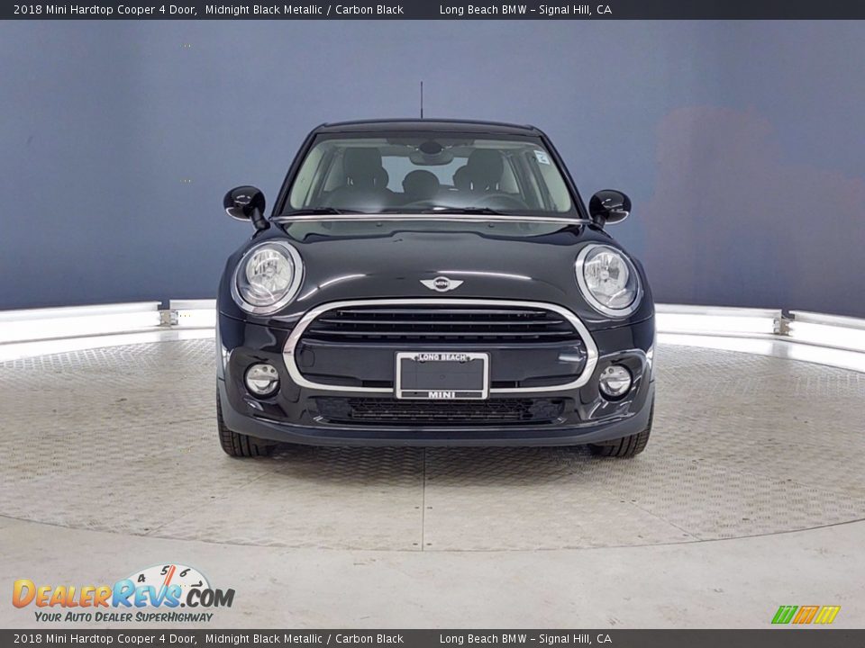 2018 Mini Hardtop Cooper 4 Door Midnight Black Metallic / Carbon Black Photo #2