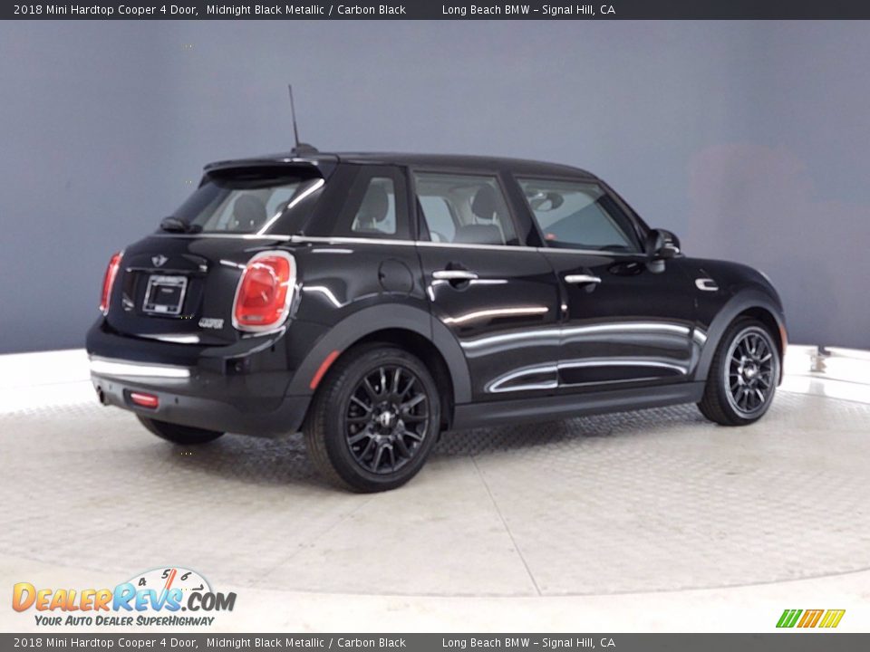 2018 Mini Hardtop Cooper 4 Door Midnight Black Metallic / Carbon Black Photo #5