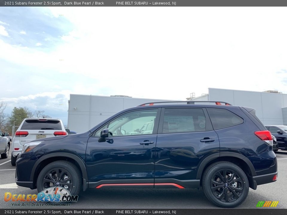 2021 Subaru Forester 2.5i Sport Dark Blue Pearl / Black Photo #4