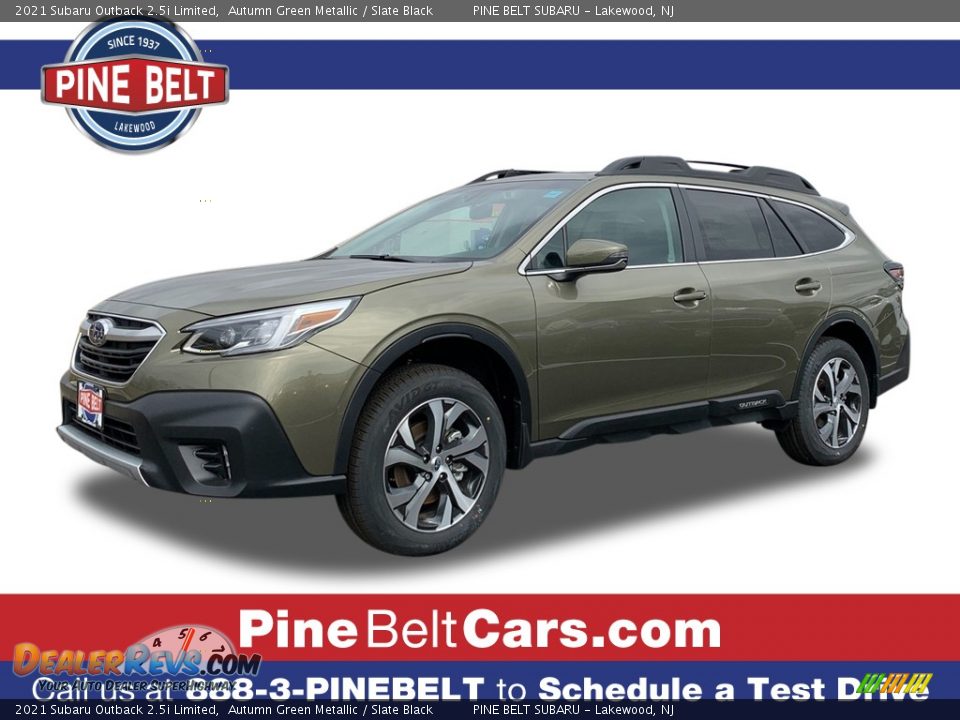 2021 Subaru Outback 2.5i Limited Autumn Green Metallic / Slate Black Photo #1